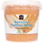 EC SENSORY COTTON SAND ORANGE 700GM TUB