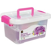 EC SENSORY MAGIC SAND WITH MOULDS 2KG TUB PURPLE