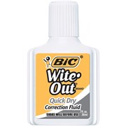 Bic Wite Out Correction Fluid Plus Quick Dry 20ml