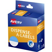 AVERY DISPENSER LABEL 24MM 12 BLUE DOT PACK OF 300