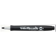 ARTLINE DECORITE MARKERS 30MM CHISEL STANDARD BLACK BOX OF 12