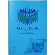 SPIRAX GRID BOOK P135 A4 128 PAGE 5MM RULED