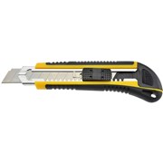 ITALPLAST CUTTING KNIFE PREMIUM SELF LOADING 18MM YELLOW AND BLACK