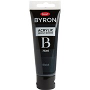 JASART BYRON ACRYLIC PAINT 75ML BLACK