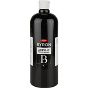 JASART BYRON ACRYLIC PAINT 1L BLACK