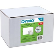 DYMO LABELWRITER SHIPPING LABELS 104x159MM PACK OF 6