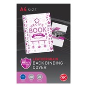 GBC Binding Covers A4 300gsm Leathergrain Pack of 25 Blue