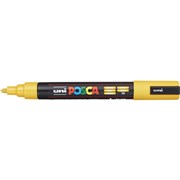 UNI POSCA POSTER MARKER PC5M 25MM MEDIUM BULLET OCHRE PAINT MARKER