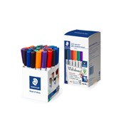 STAEDTLER LUMOCOLOUR WHITEBOARD COMPACT MARKER BULLET POINT ASSTD CUP 32