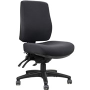 RAPIDLINE ERGO AIR OPERATOR CHAIR HIGH BACK BLACK