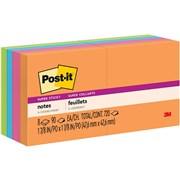 POSTIT 6228SSAU SUPER STICKY NOTES 476X476MM ENERGY BOOST PK8 MINI REO DE JANIERO