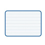VISIONCHART DOUBLE SIDED MAGNETIC WHITEBOARD A4 DOTTED THIRDS AND PLAIN