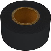 RAINBOW STRIPPING ROLL RIBBED 50mmx30m Black