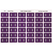 ALPHABETICAL COLOUR CODING LABEL SHEET I PK OF 180