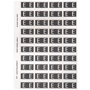 AVERY ALPHABET CODING LABEL E SIDE TAB 25X42MM GREY PACK OF 240