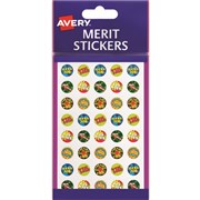 AVERY MERIT STICKERS Mini Brights 14mm Pk800 69622