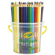 CRAYOLA TRIANGULAR PENCILS 48 ASSORTED DESKPACK 12 COLOURS
