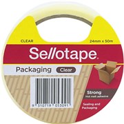 Sellotape HotMelt Adhesive Packaging Tape 24mmx50m Clear