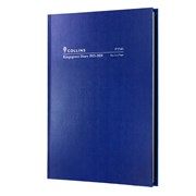 COLLINS KINGSGROVE FINANCIAL YEAR DIARY A4 DAY TO PAGE BLUE 1ST JULY  30TH JUNE