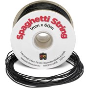 EC SPAGHETTI STRING 1mm X 60mt Black