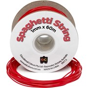 EC SPAGHETTI STRING 1mm X 60mt Red