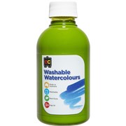 EC WASHABLE WATERCOLOUR PAINTS 250ML LIME