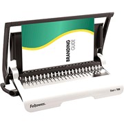 FELLOWES STAR 150 PLASTIC COMB A4 MANUAL BINDING MACHINE BLACK