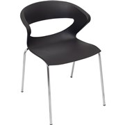 RAPIDLINE TAURUS CHAIR HOSPITALITY STACKING CHAIRS BLACK