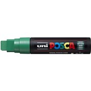 UNI PC17K GREEN CHISEL POINT PAINT MARKER