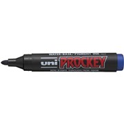 UNI PROCKEY PERMANENT MARKER BULLET TIP BLUE BOX OF 12