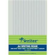 WRITER A4 EXAM PAPER 14mm Dotted Thirds Landscape 500 SHEETS
