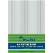 WRITER A4 EXAM PAPER 18MM DOTTED THIRDS LANDSCAPE REAM