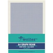 WRITER A4 EXAM PAPER 2mm Graph Portrait REAM OF 500