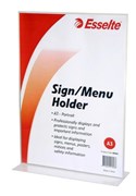 ESSELTE 48364 A3 DOUBLE SIDED PORTRAIT MENU HOLDER