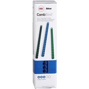 GBC PLASTIC BINDING COMB 10mm 21 Ring 65 Sheets Capacity Blue Pack of 100