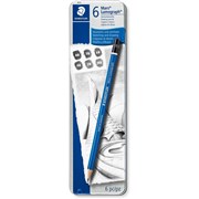 STAEDTLER MARS LUMOGRAPH PENCIL GRAPHITE 6 ASSORTED DEGREES