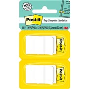 POSTIT FLAG TWIN PACKS 680WE2 WHITE PK2