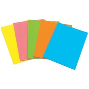 MARBIG WRITING PAD FLURO A6 ASSORTED 40 LEAF PK10