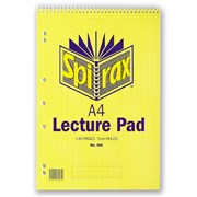 SPIRAX 905 A4 LECTURE PAD TOP OPEN ESS 40900