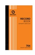 CARBONLESS RECORD BOOK 704 Duplicate 200 x 125mm 140857
