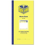 SPIRAX 551 MEMO BOOK 80 DUPLICATE SETS CARBONLESS SIDE OPENING MEMO BOOK