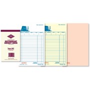 ZIONS RESTAURANT DOCKET BOOK TRIPLICATE CBT
