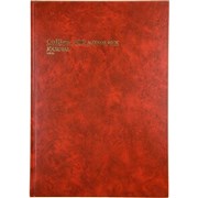 3880 ACCOUNT BOOK A4 JOURNAL RED 10856