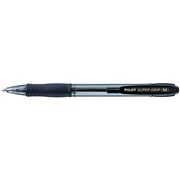 PILOT BPGP10R RETRACTABLE MEDIUM BLACK SUPERGRIP BALLPOINT PEN 623140
