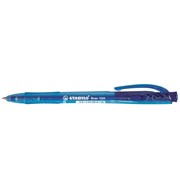 STABILO 308 RETRACTABLE BALLPOINT PEN MEDIUM BLUE