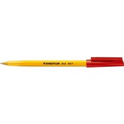 STAEDTLER STICK 430 BALLPOINT PEN FINE RED STD430F2