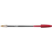 BIC CRISTAL MEDIUM RED PEN 0221