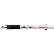 ARTLINE FLOW RETRACTABLE PEN 4 COLOUR 10MM BRIGHT BARREL