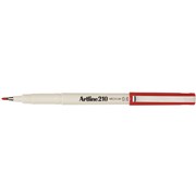 ARTLINE 210 FINELINER PEN RED 06MM TIP Available in 12s