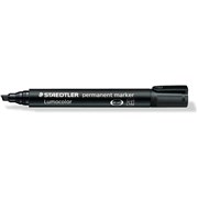 STAEDTLER 350 DRYSAFE PERMANENT MARKER CHISEL BLACK 3509